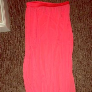 Coral Maxi skirt
